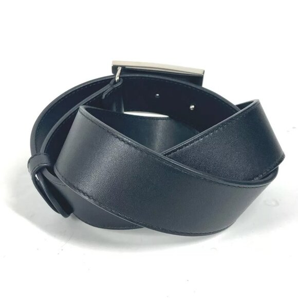 GUCCI 550106 Sequin GG logo crystal belt Leather Black main image 14